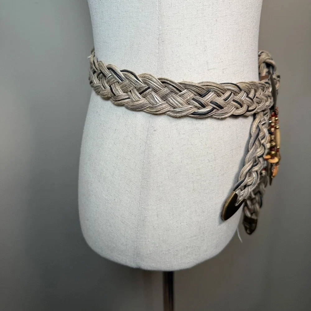 Vintage Marjorie Baer Handmade in San Francisco Braided Belt Artisan Boho